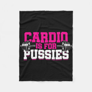 Bodybuilder Weightlifter  Fleece Blanket