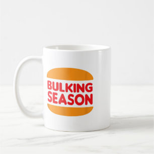 Bodybuilding And Weightlifting Bulking Season Desi Coffee Mug