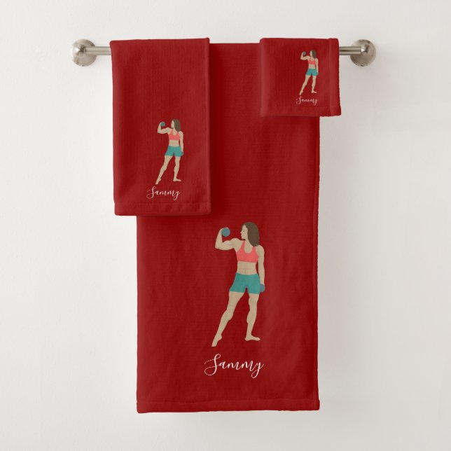 Bodybuilding Bath Towel Set (Insitu)
