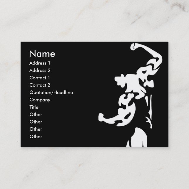 Bodybuilding Business Card (Front)