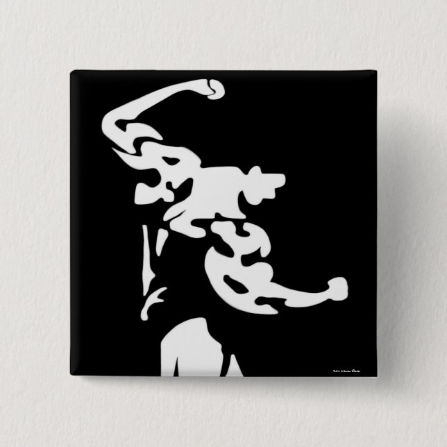 Bodybuilding Button (Front)