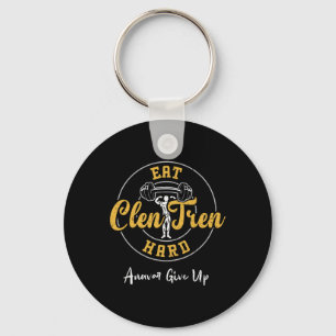 Bodybuilding Eat Clen Tren Hard Anavar Give Up - G Key Ring