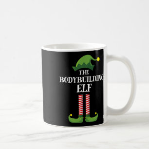 Bodybuilding Elf Matching Family Group Christmas P Coffee Mug