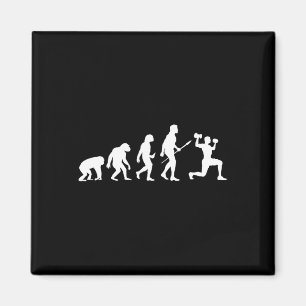 Bodybuilding Evolution Funny Bodybuilding Workout Magnet