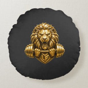 bodybuilding, fitness, gym, New York City, NYC, si Round Cushion