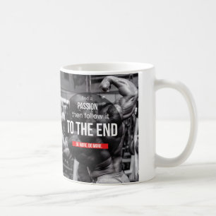 Bodybuilding Fitness Gym Workout Motivation Coffee Mug