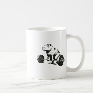 Bodybuilding Gifts Capybara Weightlifting Funny Wo Coffee Mug
