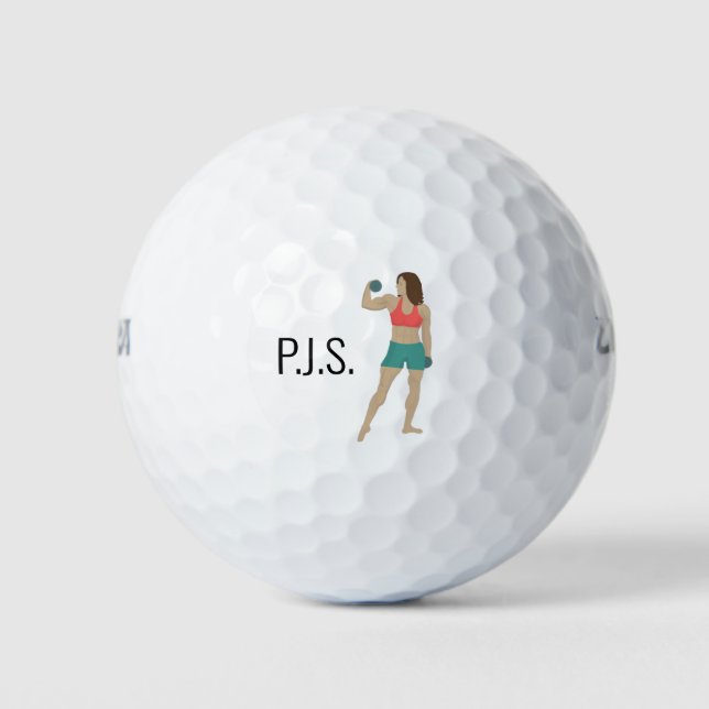 Bodybuilding Golf Balls (Front)