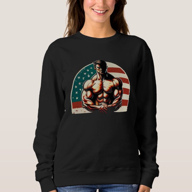 Bodybuilding Gorilla Gym Fitness Beast Sweatshirt (Front)