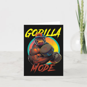 Bodybuilding Gorilla Mode Workout Card