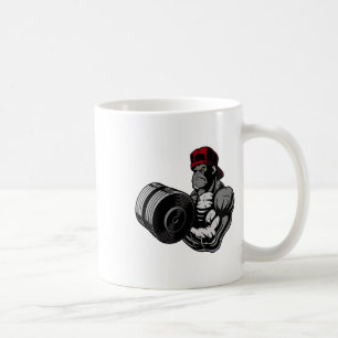 Bodybuilding Gorilla Workout Gym Strength Training Coffee Mug
