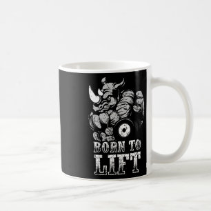 Bodybuilding Gym Fitness Training Muscle Rhino Gif Coffee Mug