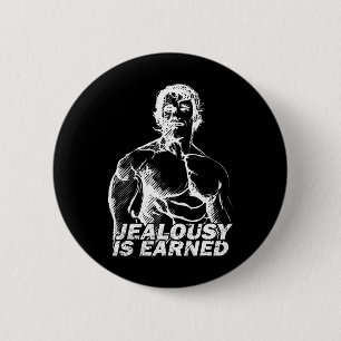 Bodybuilding Gym Inspiration Arnold Old School Gol 6 Cm Round Badge