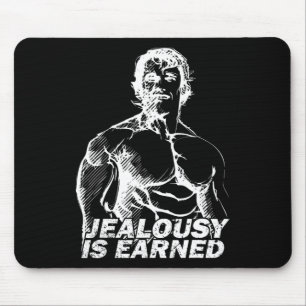 Bodybuilding Gym Inspiration Arnold Old School Gol Mouse Pad