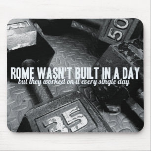 Bodybuilding Gym Motivation Mouse Pad