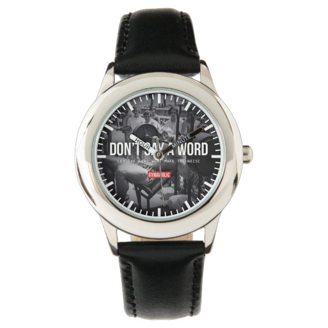 Bodybuilding Gym Motivation Watch (Front)