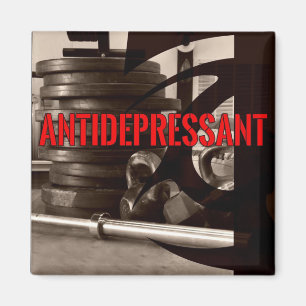 Bodybuilding Gym Workout Motivational Magnet