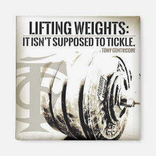 Bodybuilding Gym Workout Motivational Magnet