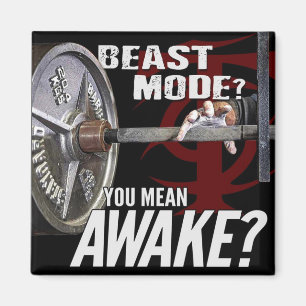 Bodybuilding Gym Workout Motivational Magnet