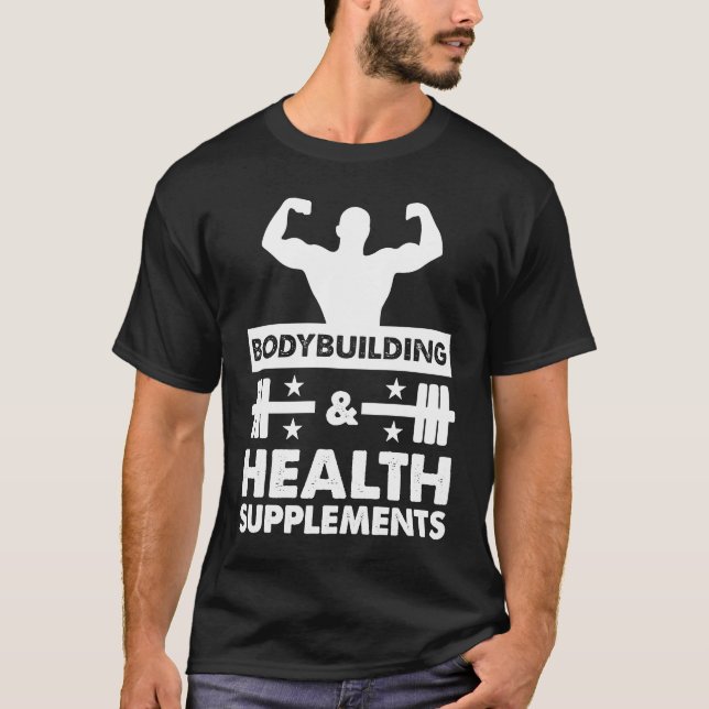 Bodybuilding & Health Supplements Sports Fitness W T-Shirt (Front)