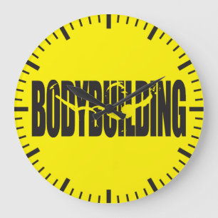 Bodybuilding Large Clock