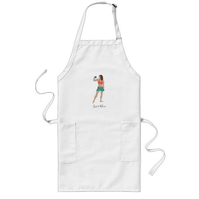 Bodybuilding Long Apron (Front)