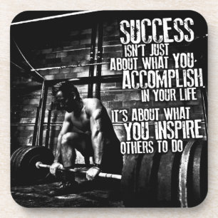 Bodybuilding Motivation Coaster