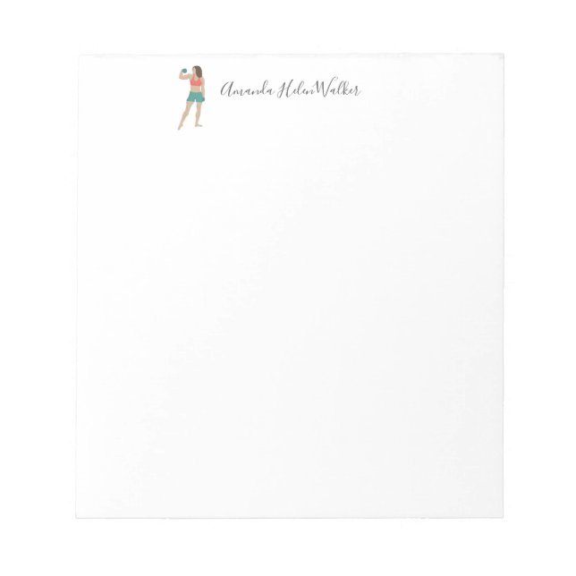 Bodybuilding Notepad (Front)