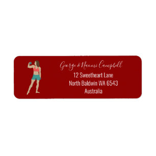 Bodybuilding Return Address Label