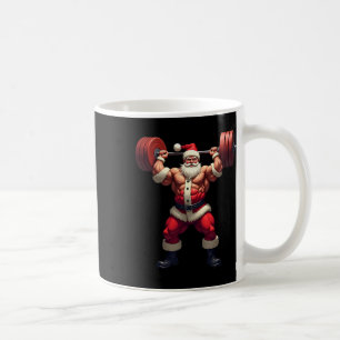 Bodybuilding Santa Claus Bodybuilder Christmas Gym Coffee Mug