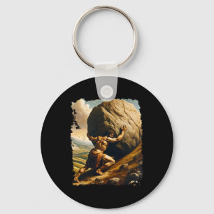 Bodybuilding Sisyphus Endurance Clic Art Greek Myt Key Ring