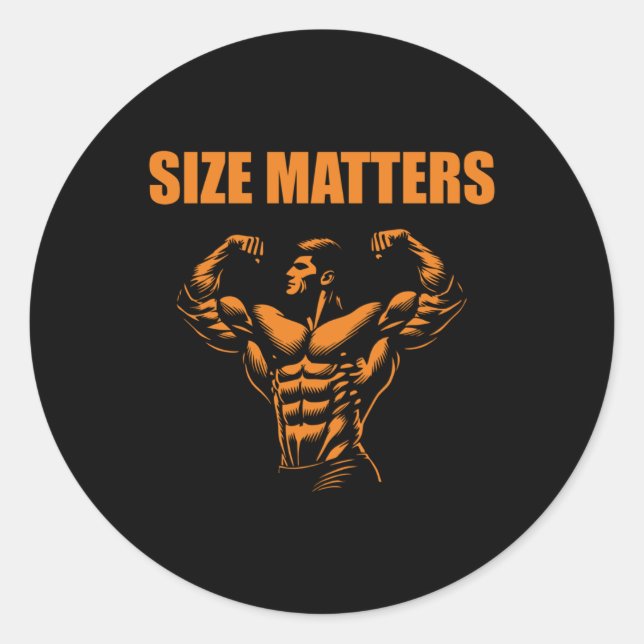 Bodybuilding – Size S Sticker  (Front)