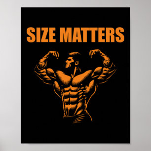 Bodybuilding – Size S Sticker  Poster