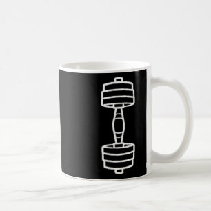 Bodybuilding Sport Minimalist Simple Dumbbell 2  Coffee Mug
