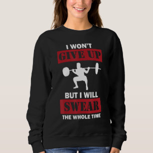 Bodybuilding Squat Strength Training Fitness Sweatshirt