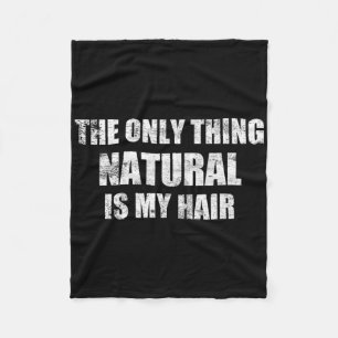 Bodybuilding Steroids - Only Thing Natural Is My H Fleece Blanket