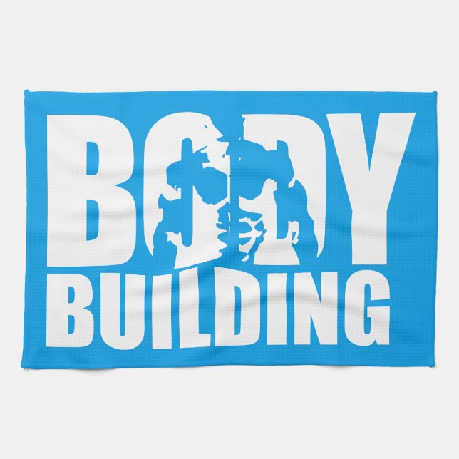 Bodybuilding Tea Towel (Horizontal)