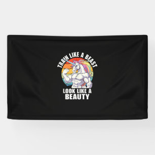 Bodybuilding Unicorn Tank Top Banner