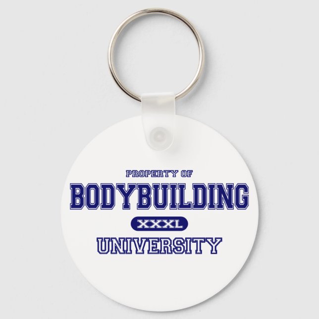 Bodybuilding University Key Ring (Front)