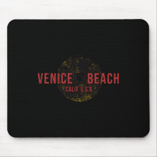 Bodybuilding Venice Beach California Weightlifting Mouse Pad