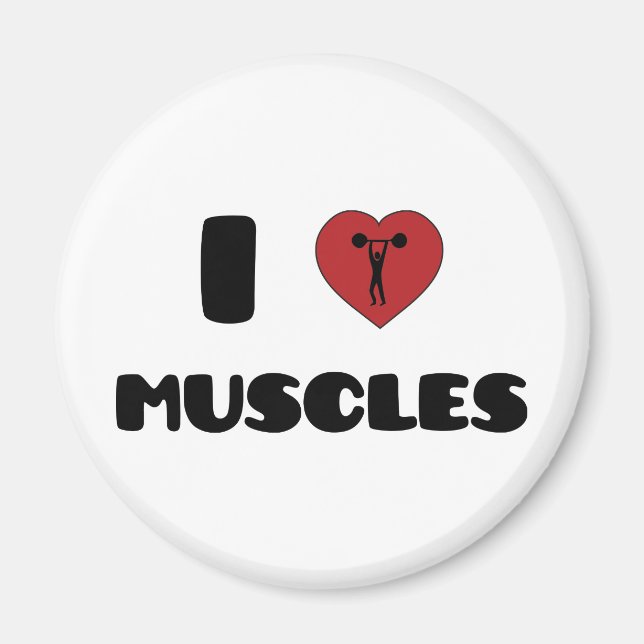 Bodybuilding / Weightlifting Magnet (Front)