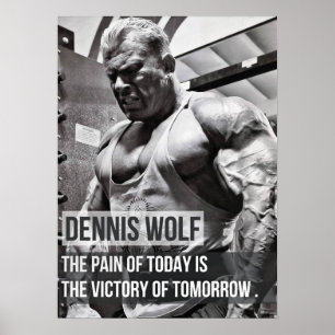 Bodybuilding Workout Fitness Motivational Poster