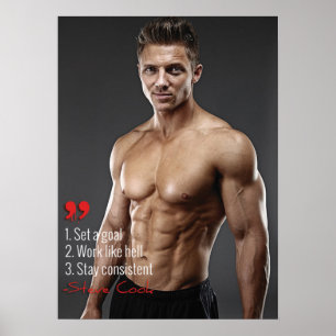 Bodybuilding Workout Fitness Motivational Poster
