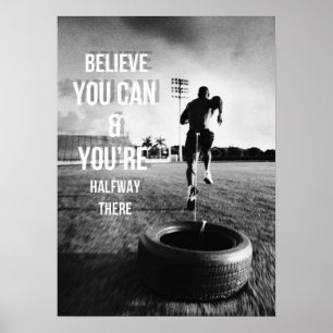 Bodybuilding Workout Fitness Motivational Poster