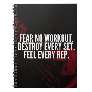 Bodybuilding Workout Motivational Notebook