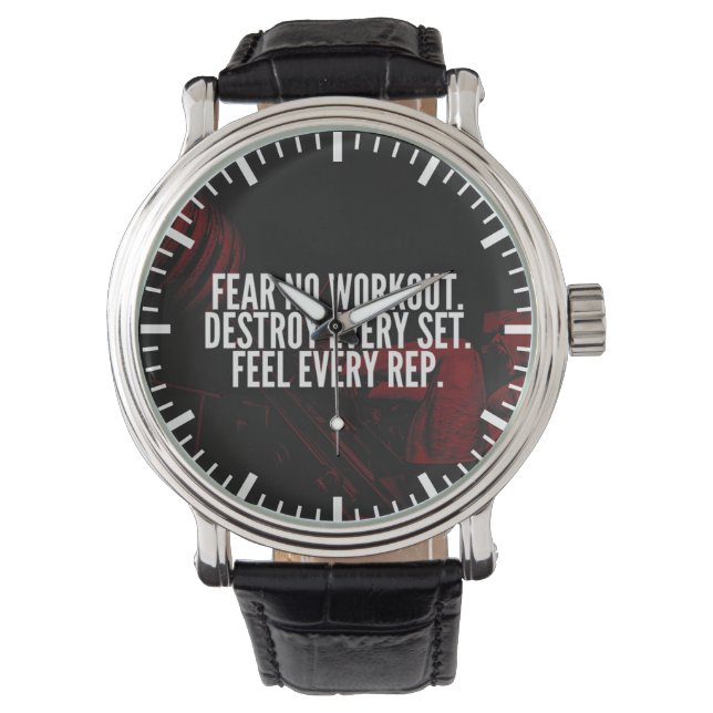 Bodybuilding Workout Motivational Watch (Front)