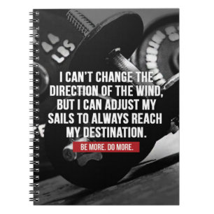Bodybuilding Workout Motivational Words Notebook
