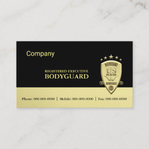 Bodyguard Business Card