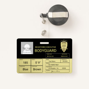 Bodyguard ID Badge