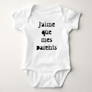 Bodystocking for baby “I like that my parents” by Baby Bodysuit
